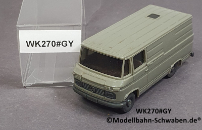 Wiking 270 H0, MB 207 D L 406 Kasten, zementgrau, EVP