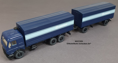 Wiking 27456 H0 MB 2235 Pritschen Fernlastzug Karstadt