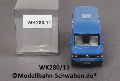 Wiking 280/11, H0, MB 207D Hochdach Kastenwagen, Wacker, EVP