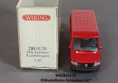Wiking 2810120 H0 MB Sprinter Kombiwagen rot