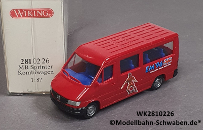 Wiking 2810226 H0 MB Sprinter, EM 96, OVP