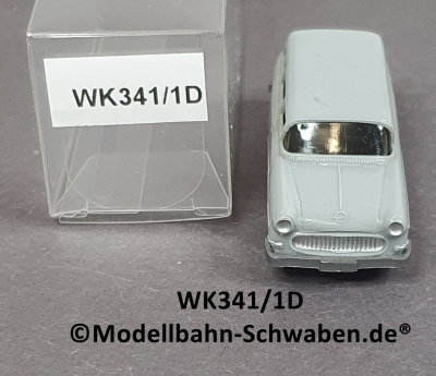 Wiking 341/1D, H0, Opel Rekord Caravan Kombi, grau, EVP