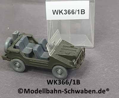 Wiking 366/1B, H0, DKW Munga, basaltgrau/olivgrün, EVP