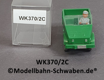 Wiking 370/2C H0 Unimog 411, grün, EVP