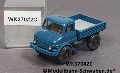 Wiking 370 H0, MB Unimog 406, ozeanblau, EVP