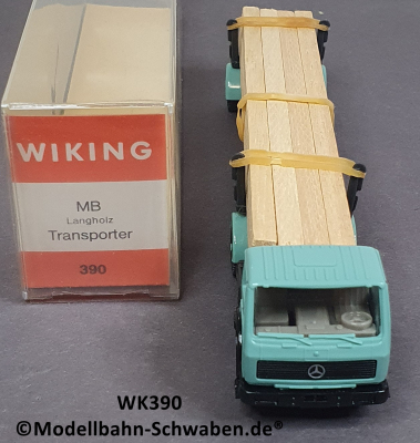 Wiking 390 H0, MB Langholz-Transporter, OVP
