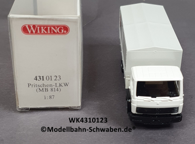 Wiking 4310123 H0, MB 814, Pritsche SIKU Siper Werke, OVP