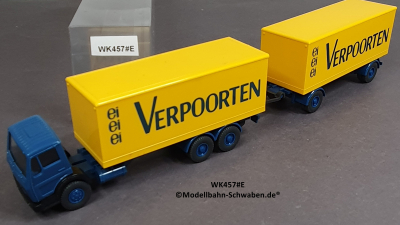 Wiking 457 H0, MB Kofferlastzug, Verpoorten, EVP