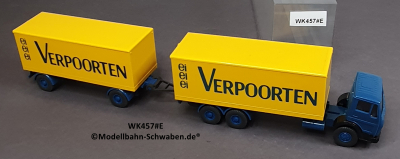 Wiking 457 H0, MB Kofferlastzug, Verpoorten, EVP