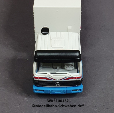 Wiking 5100132 H0 MB 2238 Pritschen-Sattelzug Kässbohrer Alpentrailer