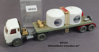 Wiking 534 H0, MB LPS 332 Pullman, Chemikalien Silosattelzug, EVP