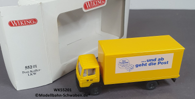 Wiking 55201 H0 MB Koffer-LKW ...und ab geht die Post, OVP
