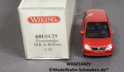Wiking 6010429 H0 MB A-Klasse, Berliner Feuerwehr