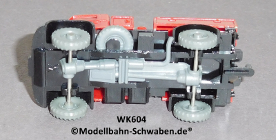 Wiking 604 H0 MB UNIMOG Pulverlöschfahrzeug, Feuerwehr, EVP