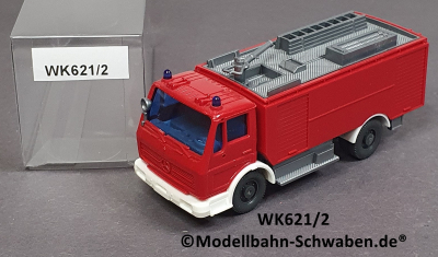 Wiking 621/2 H0 MB 1719 Tanklöschfahrzeug TLF24/50, Feuerwehr, EVP