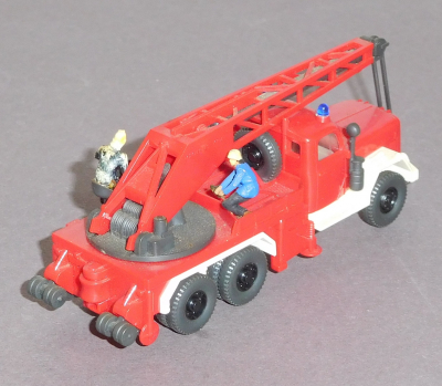 Wiking 630 H0 Feuerwehr Kranwagen Magirus KW 15