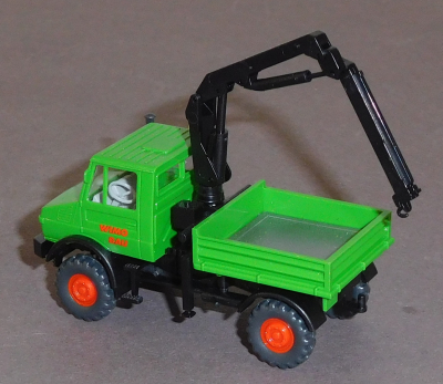 Wiking 6470127 H0 Unimog mit Ladekran