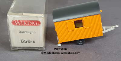 Wiking 65616 H0 Bauwagen, orange
