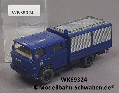 Wiking 69324 H0 THW Lkw Magirus 130 D Gerätekoffer, EVP