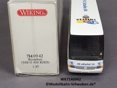Wiking 7140942 H0 MB 0 404 Mannschaftsbus FC Schalke 04 / Veltins
