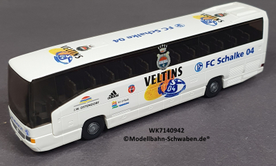 Wiking 7140942 H0 MB O 404 Mannschaftsbus FC Schalke 04 / Veltins