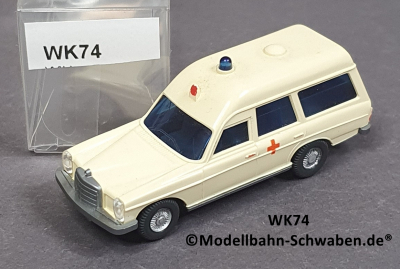 Wiking 74 H0 MB 200 Krankenwagen DRK, EVP