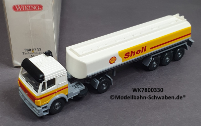 Wiking 7800333 H0, MB Tanksattelzug Shell, OVP