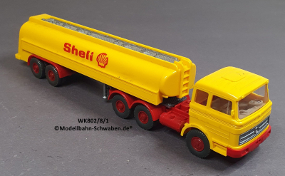 Wiking 802/8/1 H0 1:90 MB Tanksattelzug Shell
