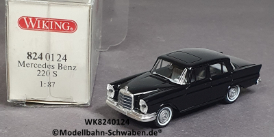 Wiking 8240124 H0, MB, 220 S, schwarz, OVP