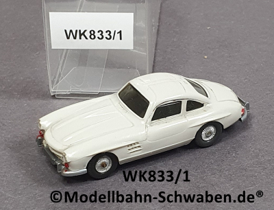 Wiking 833/1 H0, MB 300SL, creme, EVP
