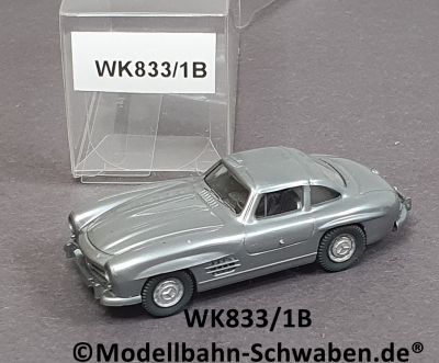 Wiking 833/1B H0, MB 300SL, silber, EVP