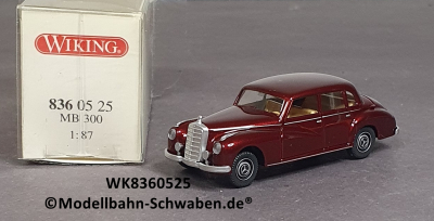 Wiking 8360525 H0, MB, 300, burgunderrot metallic, OVP
