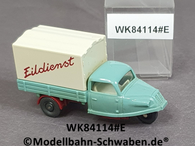 Wiking 84114 H0, Goli Dreirad, Eildienst, EVP