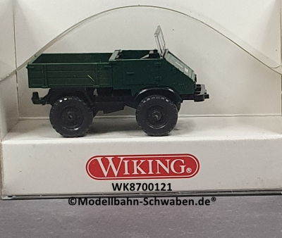 Wiking 8700121 H0, UNIMOG 411, grün, OVP