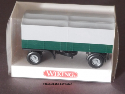 Wiking 8760120 H0 Pritschen-Anhänger (Zweiachsig) OVP