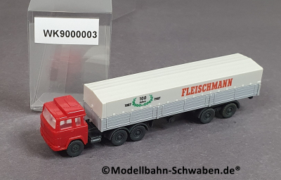 Wiking 9000003 N Magirus, Pritschensattelzug, grau/rot, Fleischmann, EVP