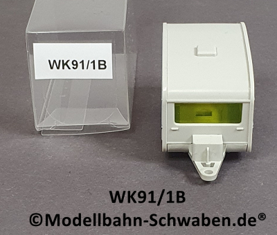 Wiking 91/1B H0 Wohnwagen Knaus, perlweiss, EVP