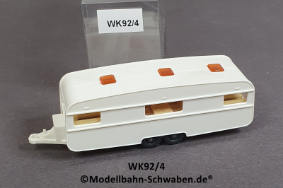 Wiking 92/4 H0 Großer Wohnwagen, weiss, EVP