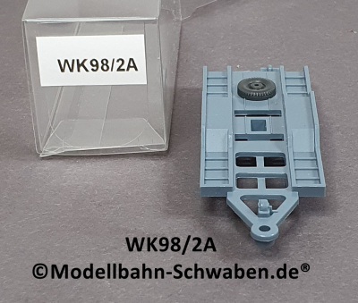 Wiking 98/2A H0, PKW Transport Anhänger, graublau, EVP