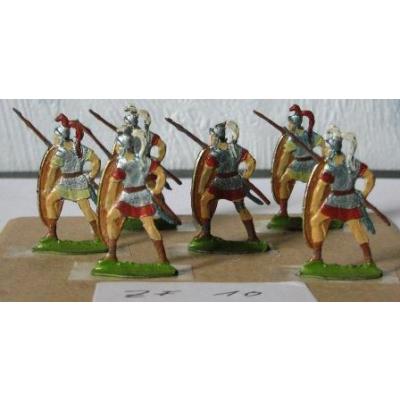 ZF10 Zinnfiguren Römische Legionäre bemalt Set mit 6 Stück