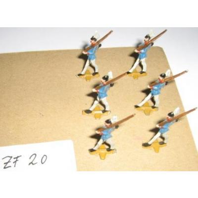 ZF20 Zinnfiguren Infanterie bemalt Set mit 6 Stück