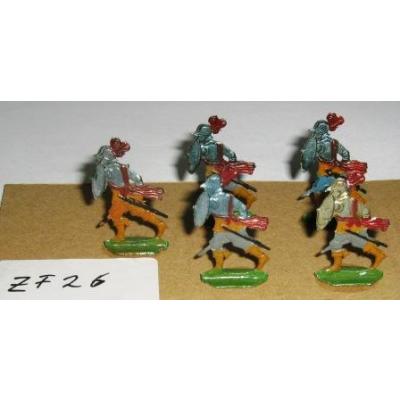 ZF26 Zinnfiguren bemalt Set mit 5 Stück