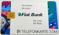 201003 Telefonkarte DM 3 Fiat Bank