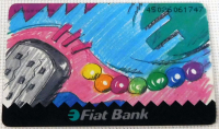 201003 Telefonkarte DM 3 Fiat Bank
