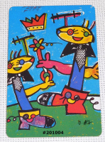 201004 Telefonkarte DM 12 Sternzeichen Zwillinge