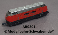 Arnold 0201 N Diesellok V200 001, DB, Bz.1964-66, Vintage