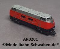 Arnold 0201 N Diesellok V200 001, DB, Bz.1964-66, Vintage