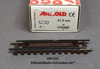 Arnold 1210 N Unterbrechergleis 57,5mm, beidseitig getrennt