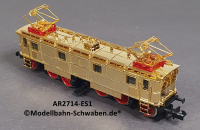 Arnold 2714 N Elektrolok ES1, ohne Antrieb/Elektrik, rollfähig, vergoldet, OVP