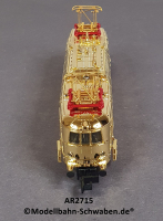 Arnold 2715 N Elektrolok E18, ohne Antrieb/Elektrik, rollfähig, vergoldet, OVP